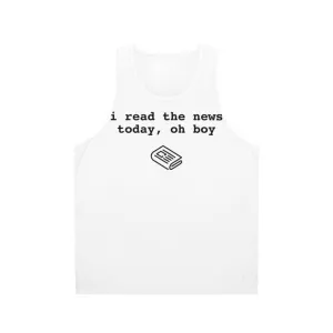 "I Read The News" Unisex Beatles Inspired Tank Top