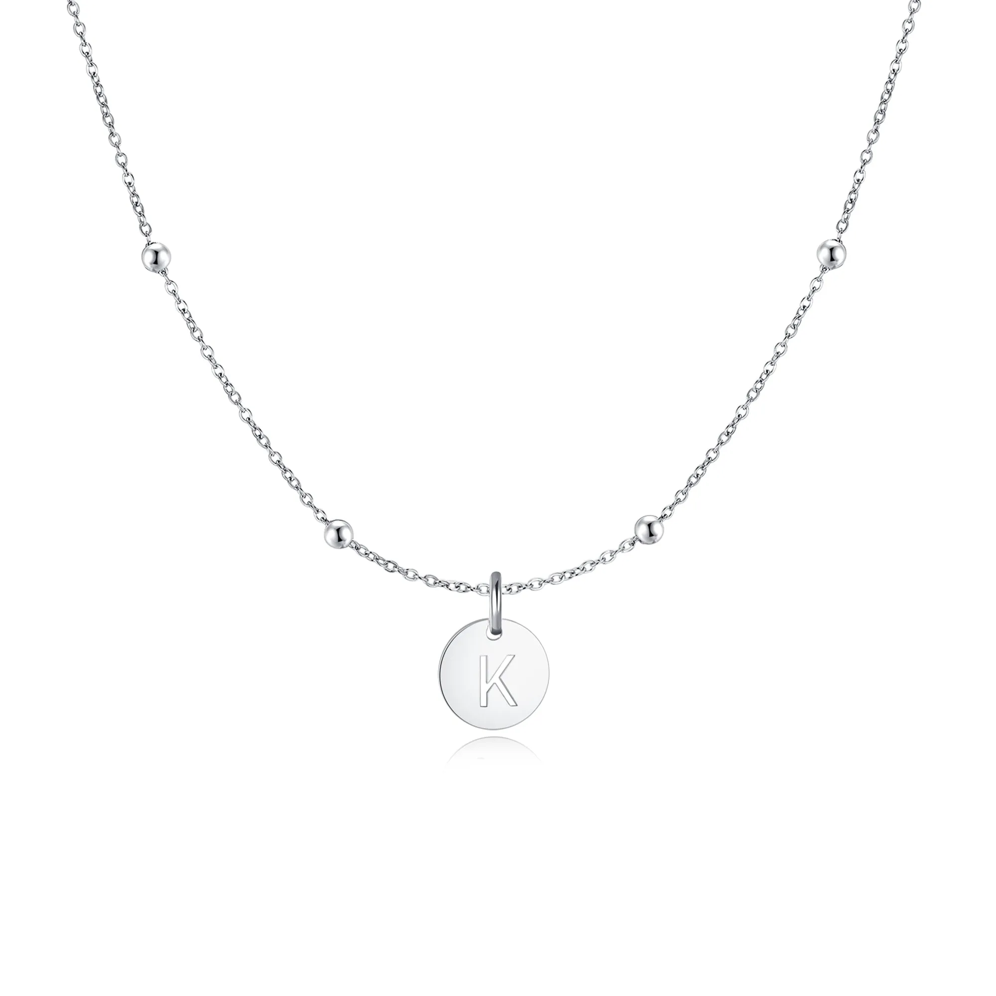 "Initial Circle" Necklace