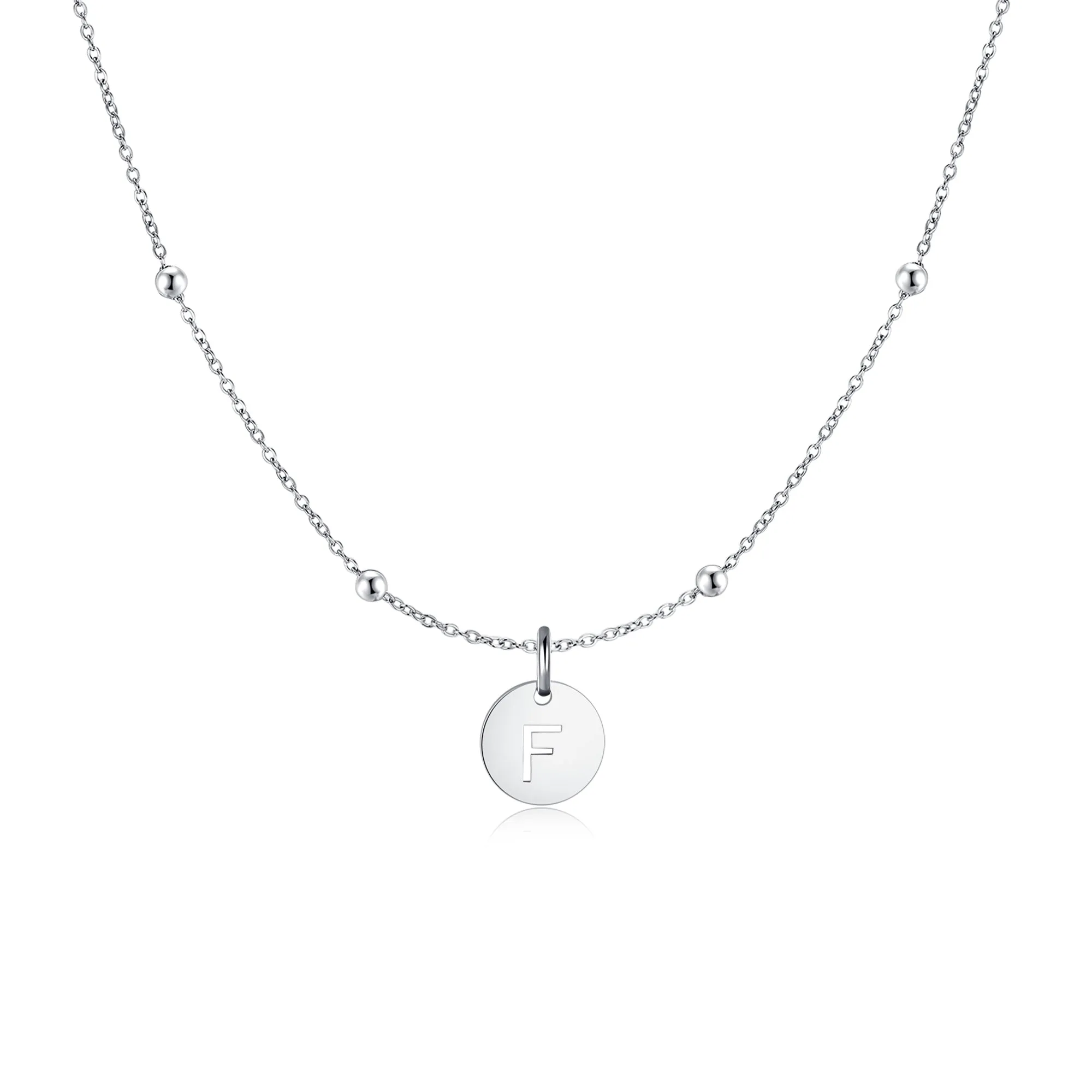 "Initial Circle" Necklace