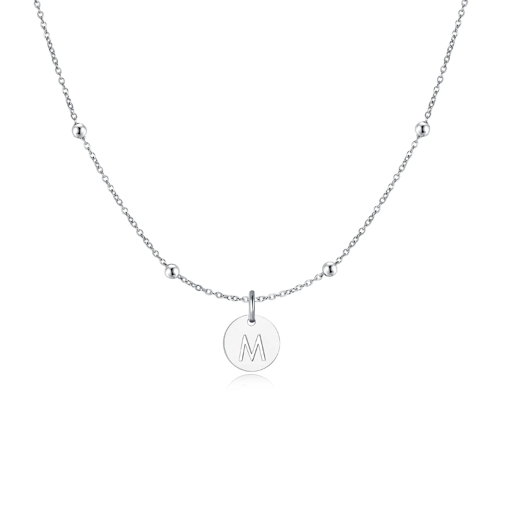 "Initial Circle" Necklace