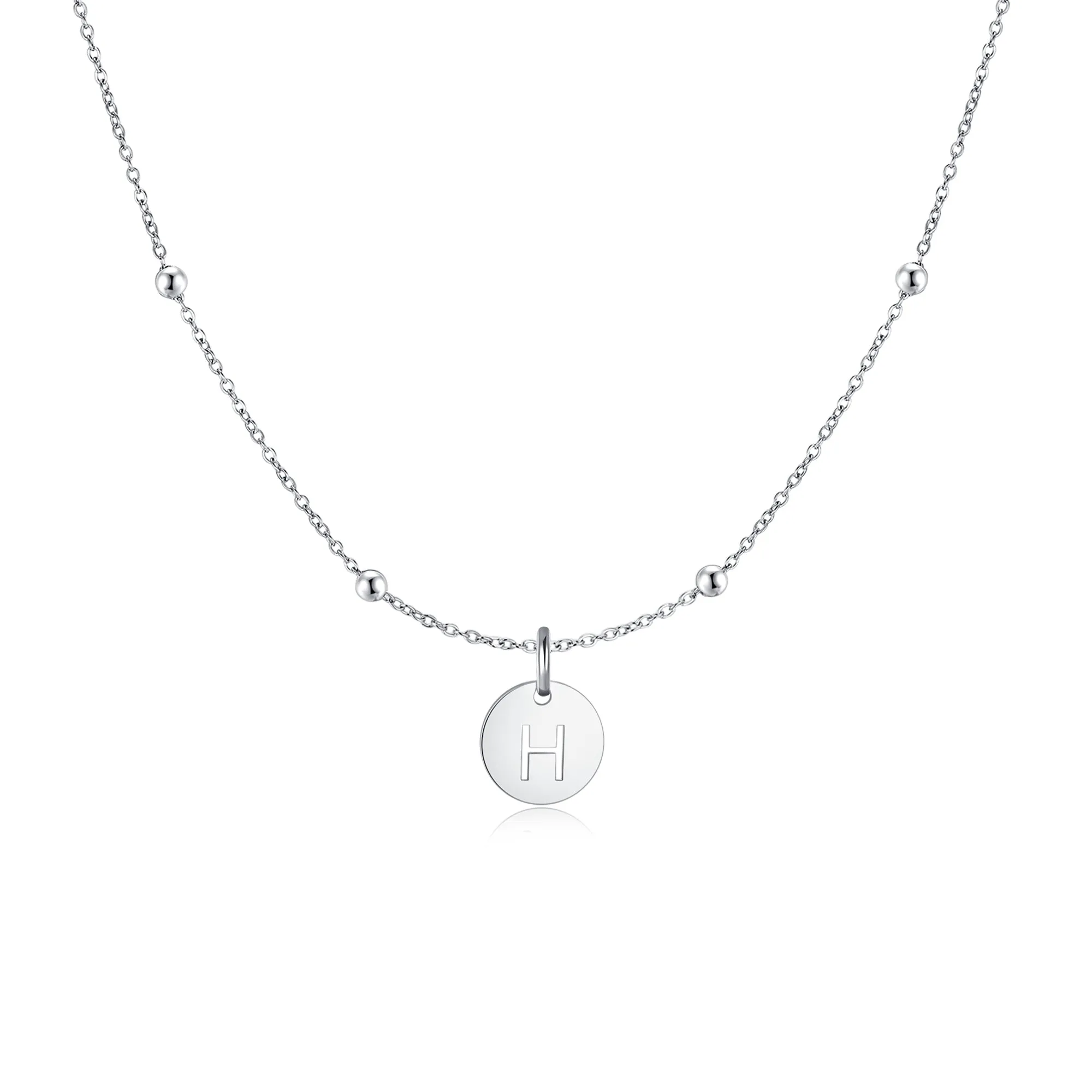 "Initial Circle" Necklace