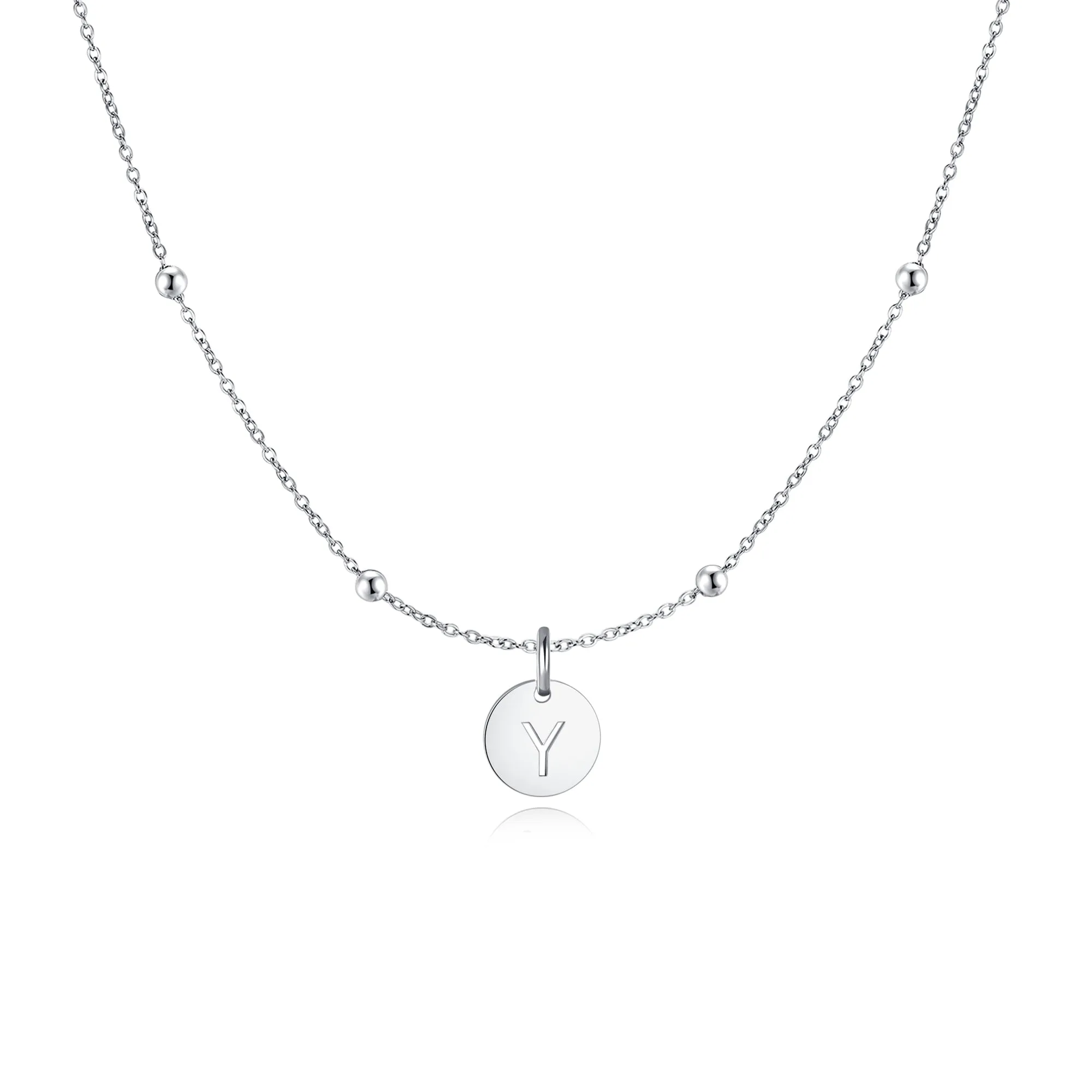 "Initial Circle" Necklace