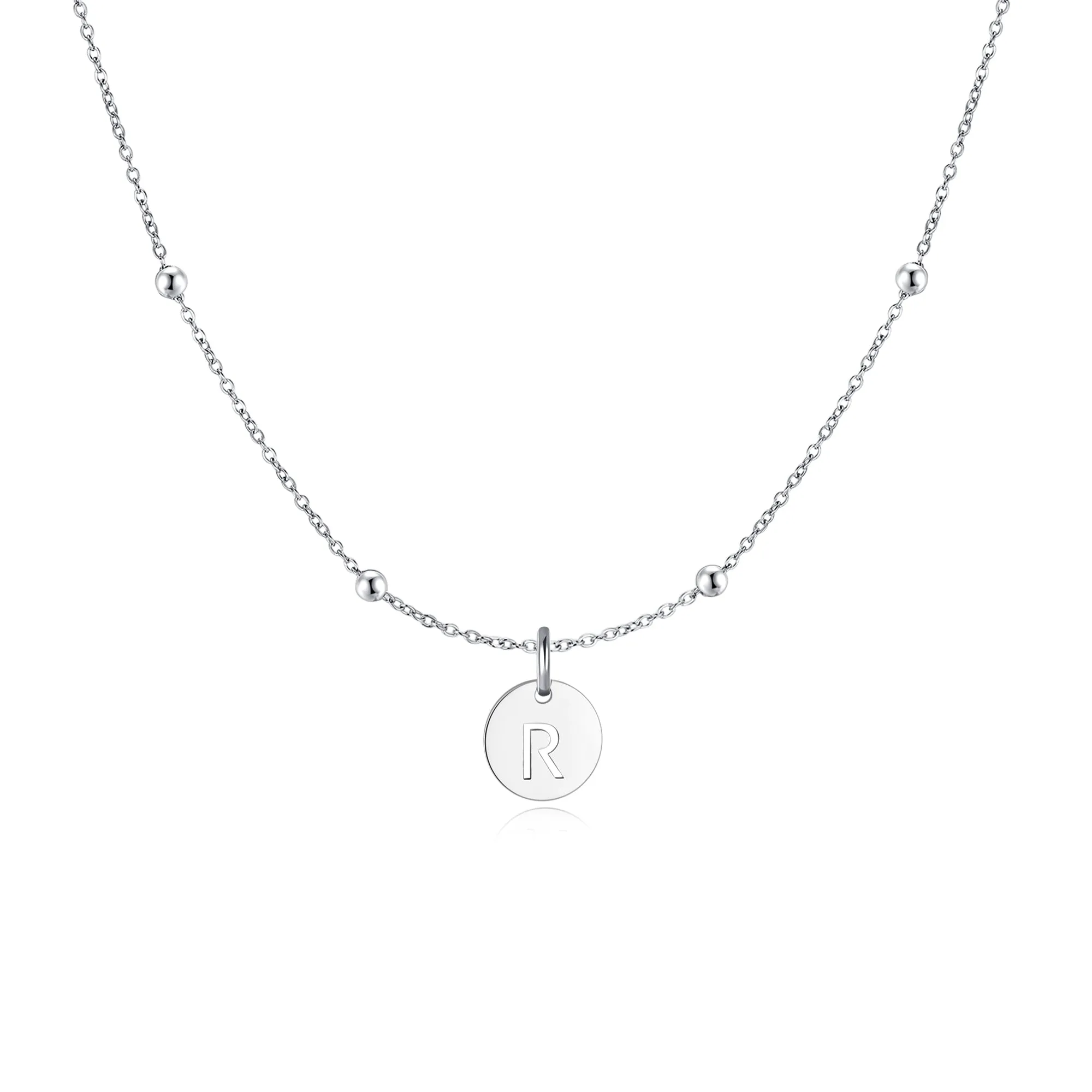 "Initial Circle" Necklace