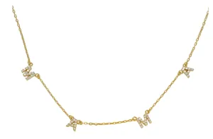 "MAMA" PAVE BY THE YARD CZ NECKLACE