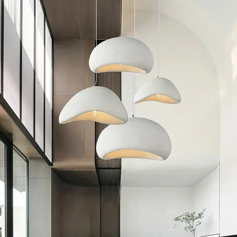 "Mansion Wabi Sabi LED Pendant Lamps: Minimalist Art Chandelier for Home, Restaurant, Loft"