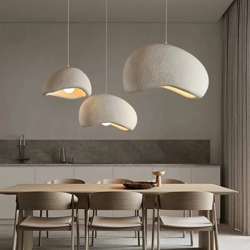 "Mansion Wabi Sabi LED Pendant Lamps: Minimalist Art Chandelier for Home, Restaurant, Loft"