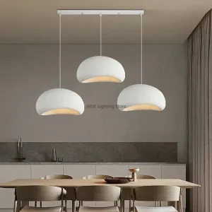 "Mansion Wabi Sabi LED Pendant Lamps: Minimalist Art Chandelier for Home, Restaurant, Loft"