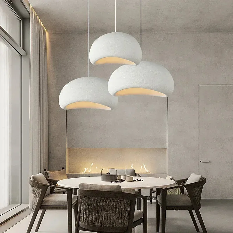 "Mansion Wabi Sabi LED Pendant Lamps: Minimalist Art Chandelier for Home, Restaurant, Loft"