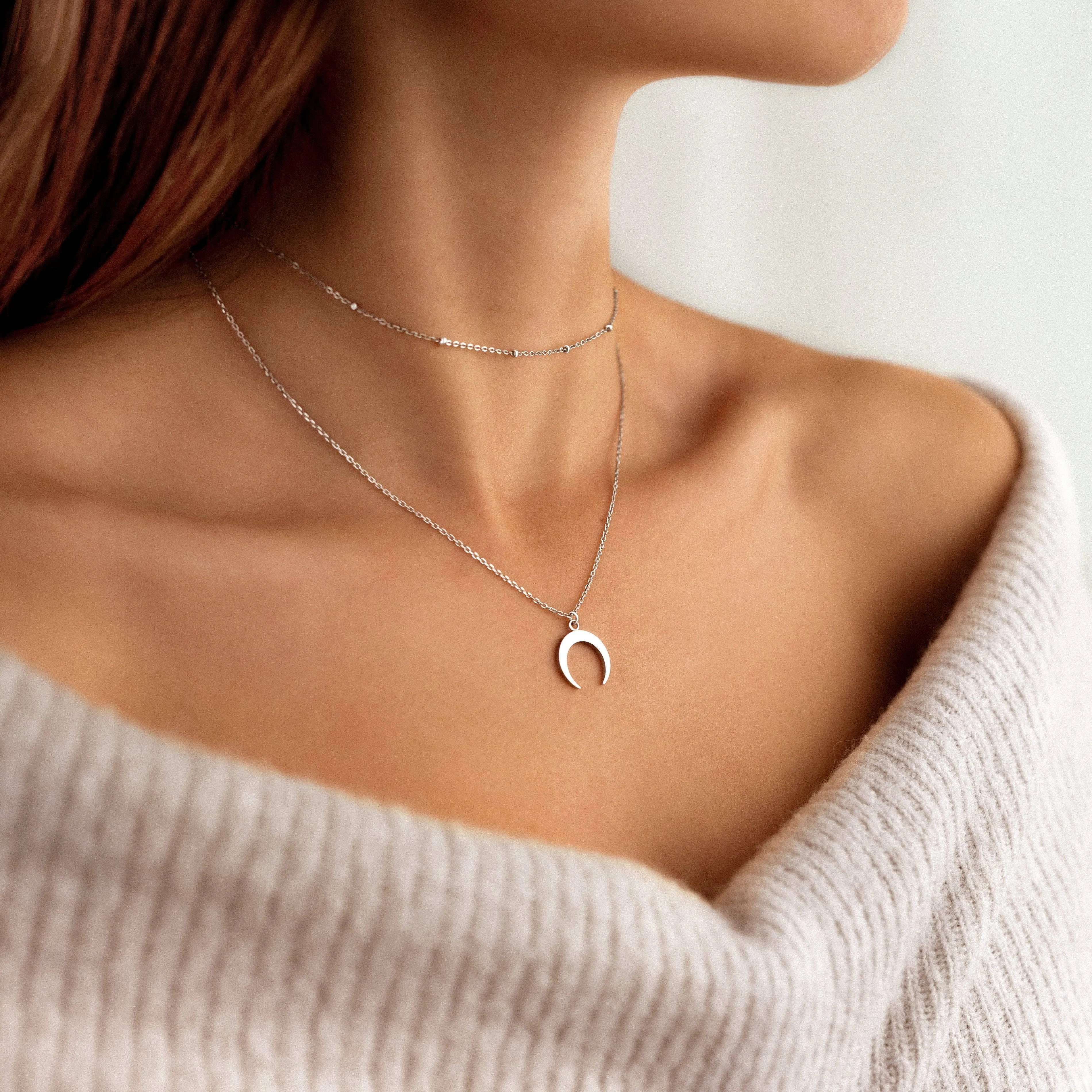 "Moon Slice" Necklace