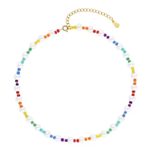 "Multicolour Pearls" Necklace