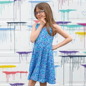 "Oh Synapse!" Neurons Sleeveless Play Dress with Pockets