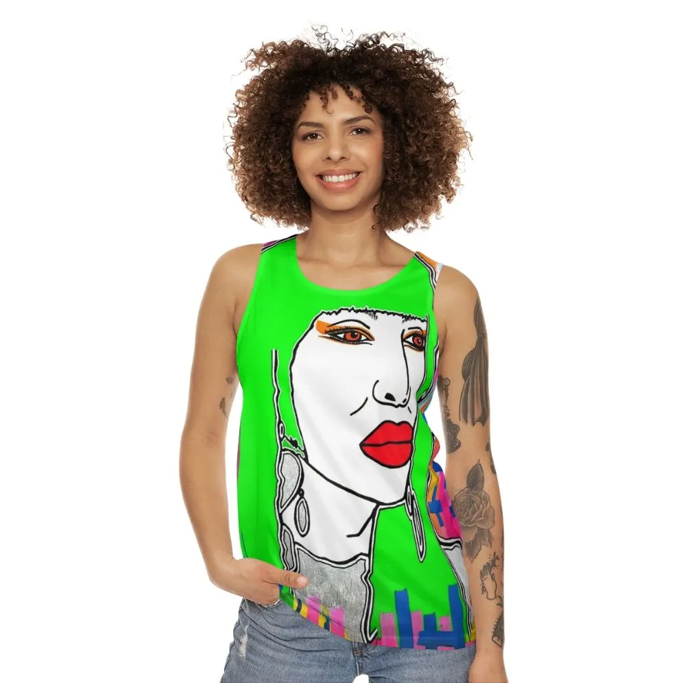 "Pete Burns Dead or Alive Unisex Music Pop Tank Top"