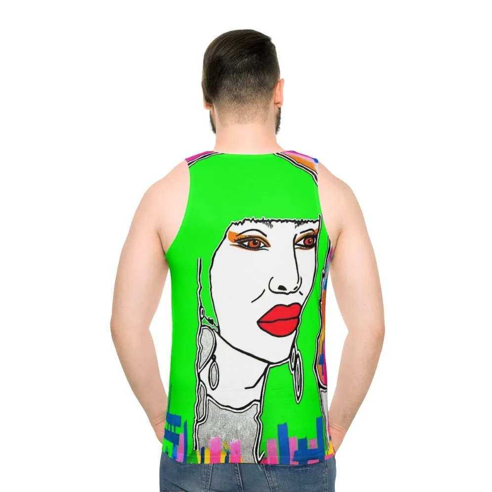 "Pete Burns Dead or Alive Unisex Music Pop Tank Top"