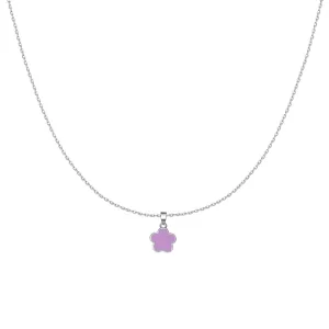 "Purple Flower" Necklace