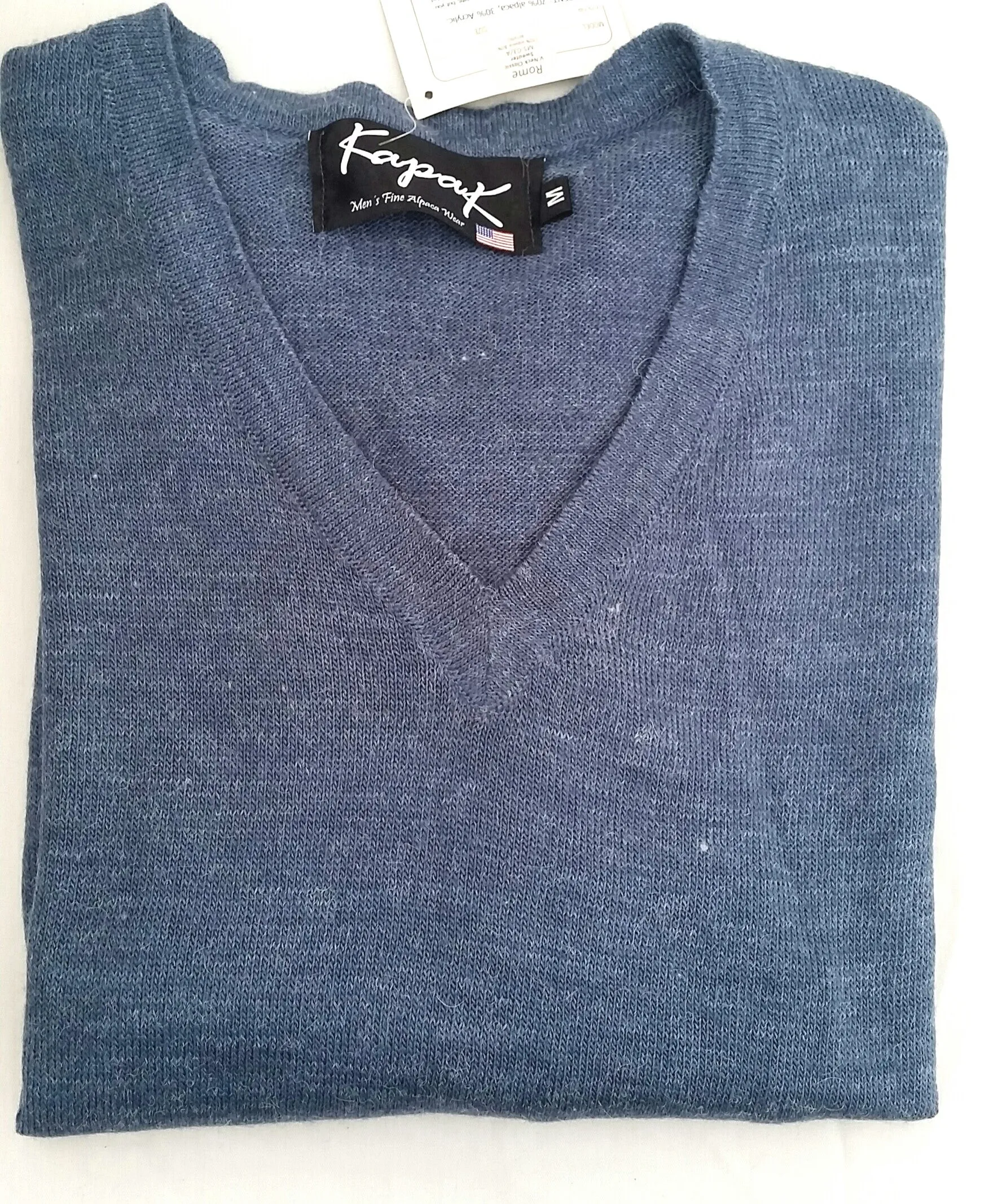 "Rome" Classic V Neck Sweater