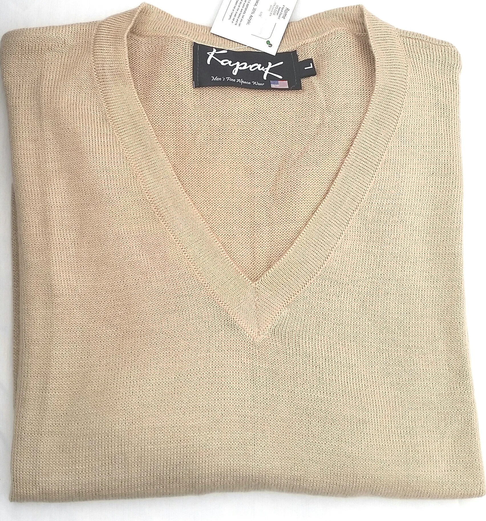 "Rome" Classic V Neck Sweater