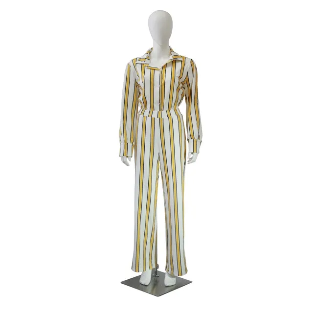 "Teegan" Striped Jumpsuit