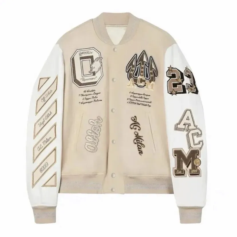 "The Goal" Embroidered Bomber Jacket