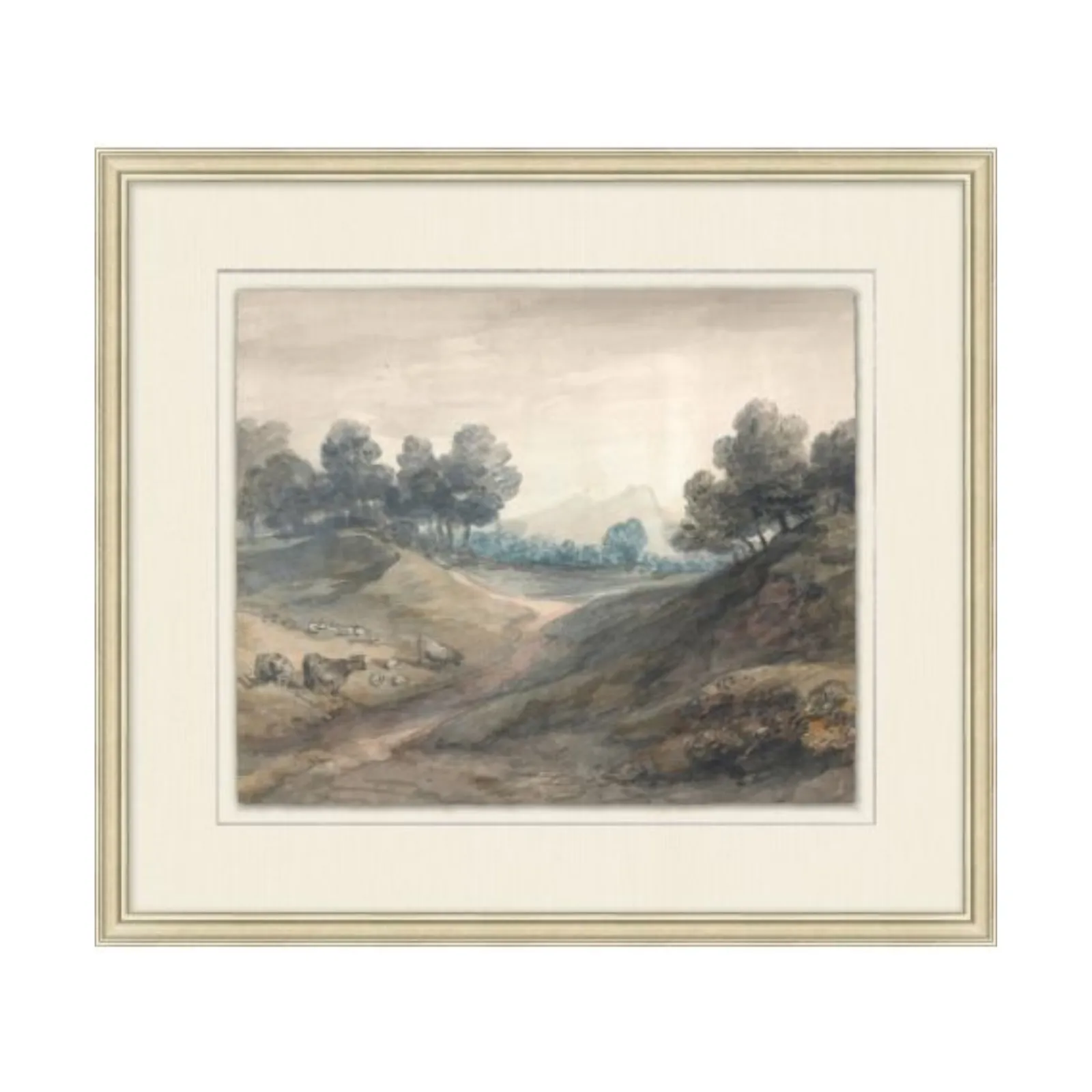 "Traditional Landscape IV" Framed Art Print