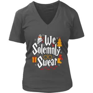 "We Solemnly Swear" V-neck Tshirt