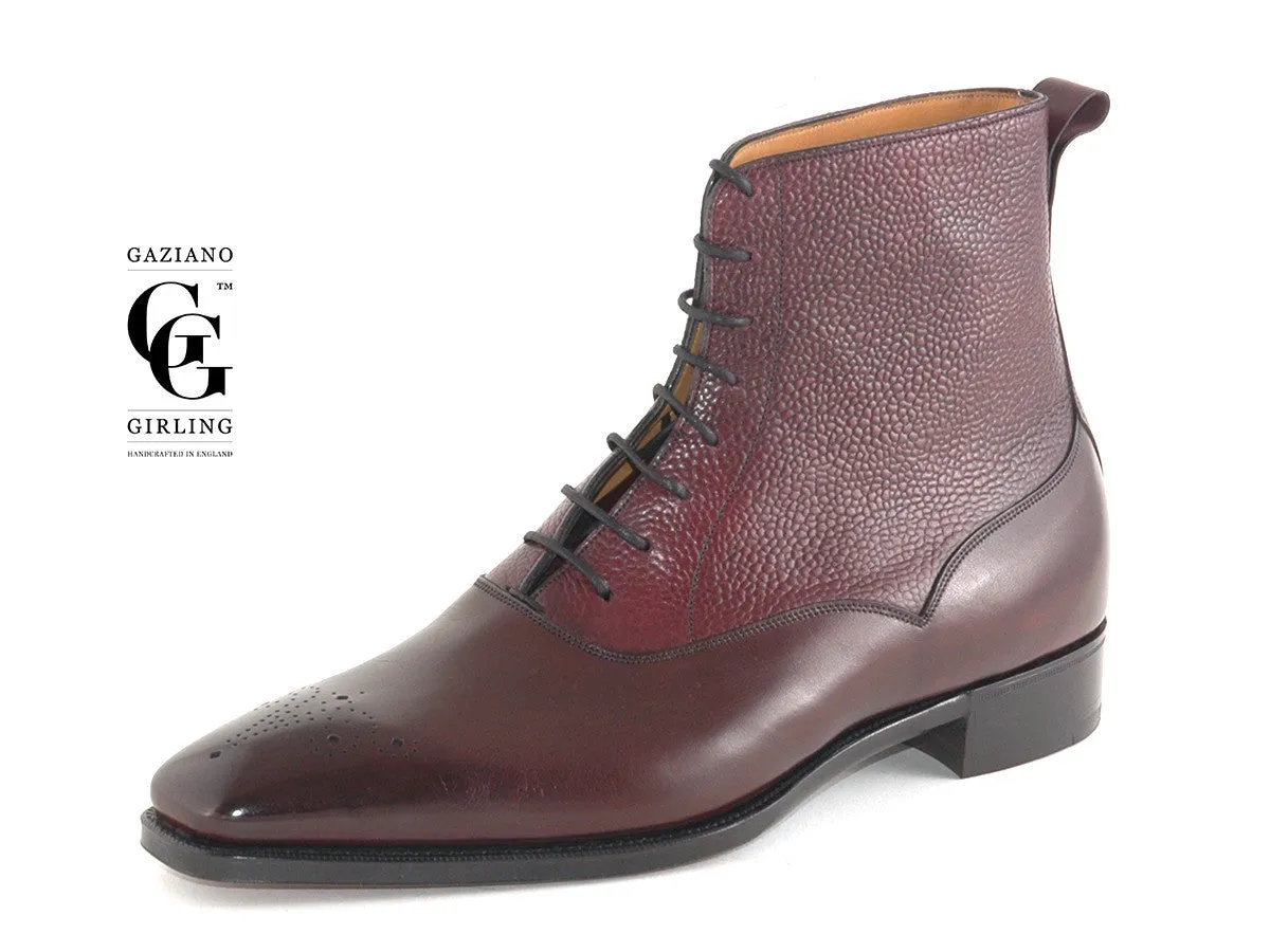 "Wigmore" Boots in Vintage Rioja Calf & Highland Grain - TG73