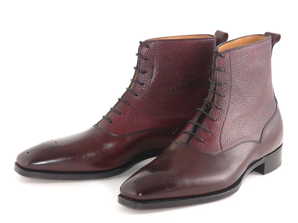 "Wigmore" Boots in Vintage Rioja Calf & Highland Grain - TG73