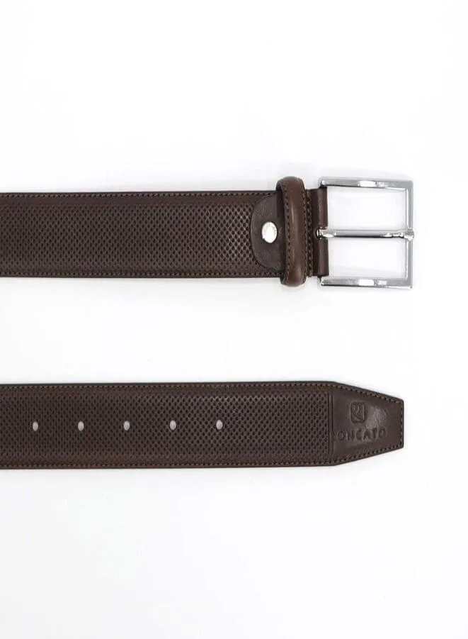 R Roncato Classic and Timeless: Genuine Leather Cow Belt for Men - A Versatile Accessory for Any Occasion