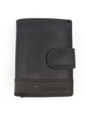 R Roncato Men's Leather Wallet, Sleek Italian Design, RFID Protection and Durable Wallet for Cards and Cash