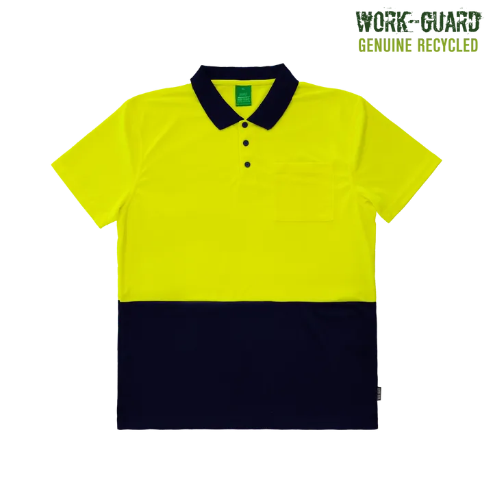 R481X Workguard Recycled Hi Vis Polo