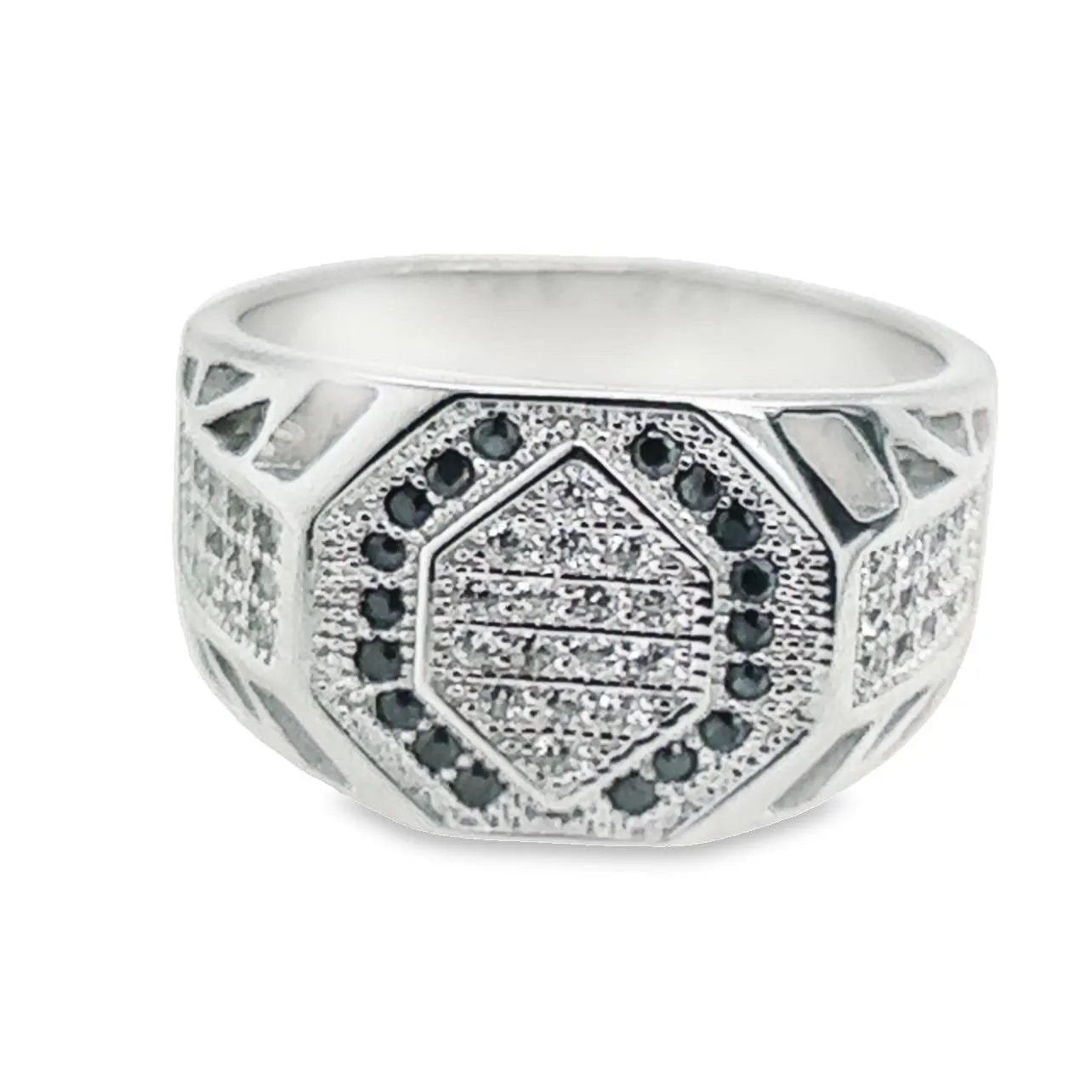 R486 Designer Bling Men's Ring