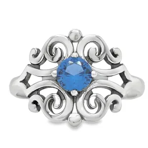 R526 Blue Stone Elegant Design Ring