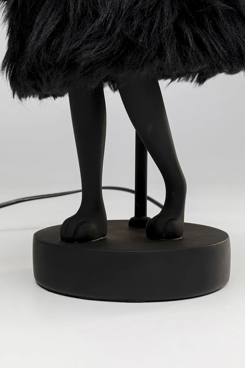 Rabbit Fur Animal Table Lamp