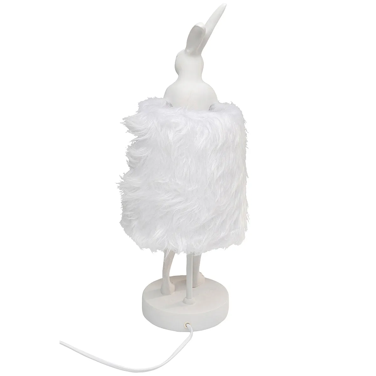 Rabbit Fur Animal Table Lamp