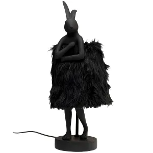 Rabbit Fur Animal Table Lamp