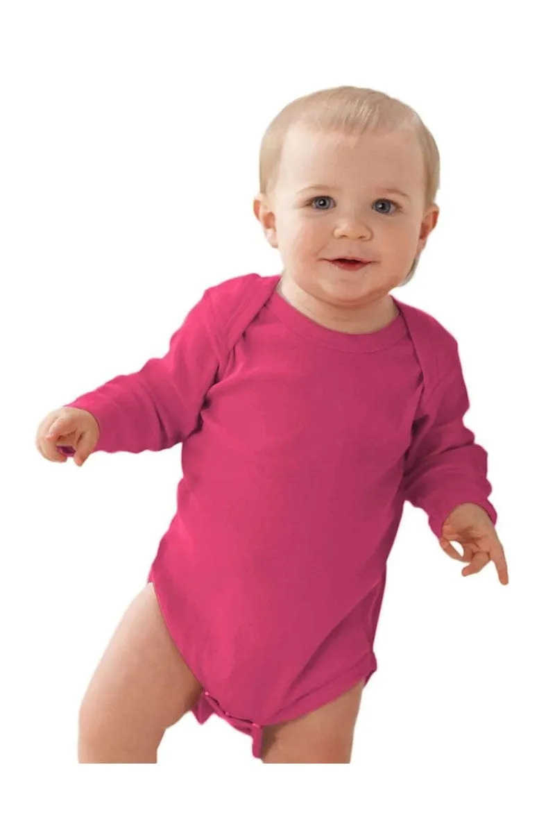 Rabbit Skins 4411: Infant Long-Sleeve Baby Rib Bodysuit