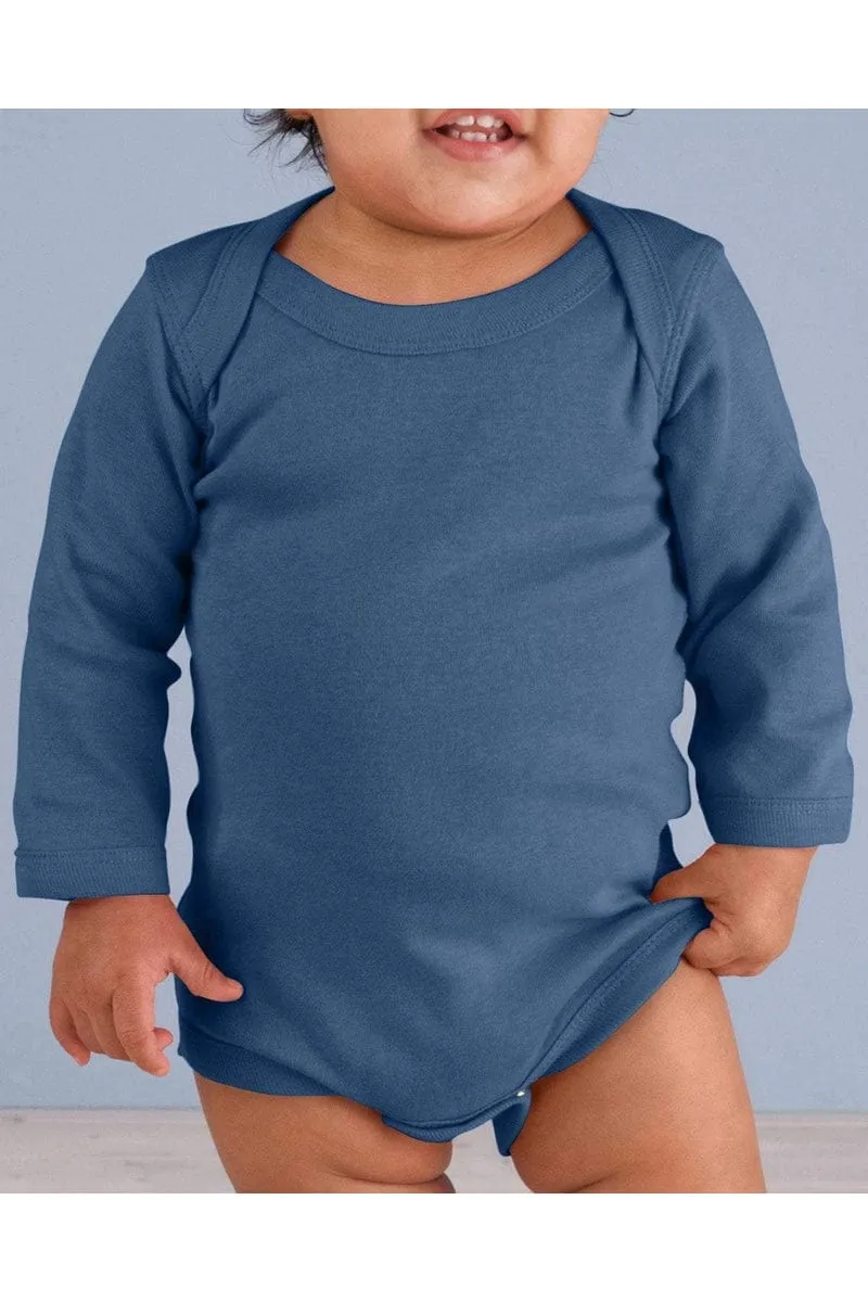 Rabbit Skins 4411: Infant Long-Sleeve Baby Rib Bodysuit