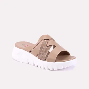 Rae Light Brown Comfy Slippers 0412681