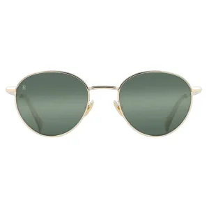 RAEN Women's Andreas Sunglasses - Gold Haze/Green Mirror G15