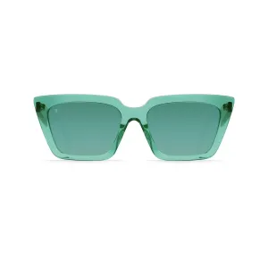 RAEN Women's Keera Sunglasses - Marina/Teal Gradient Mirror