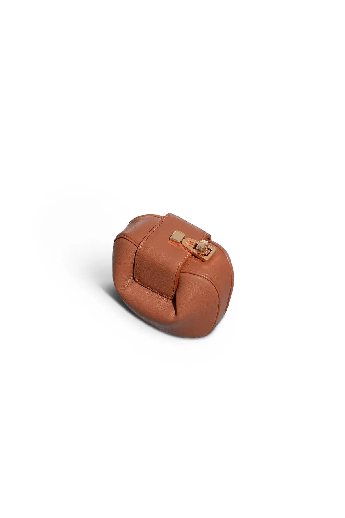 Rafaela Coin Purse in Cognac Nappa Leather