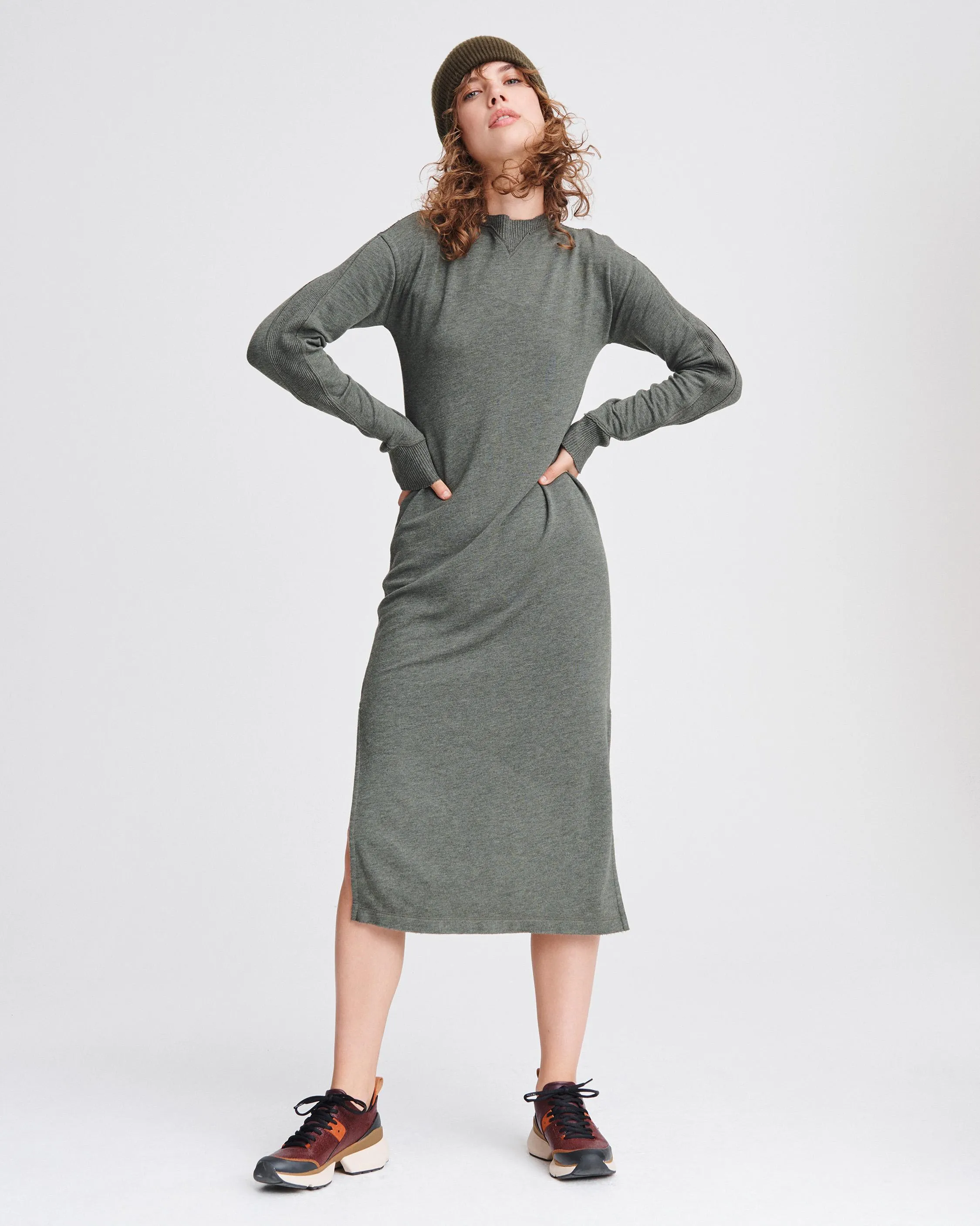 Rag & Bone - Townes Dress Heather Army