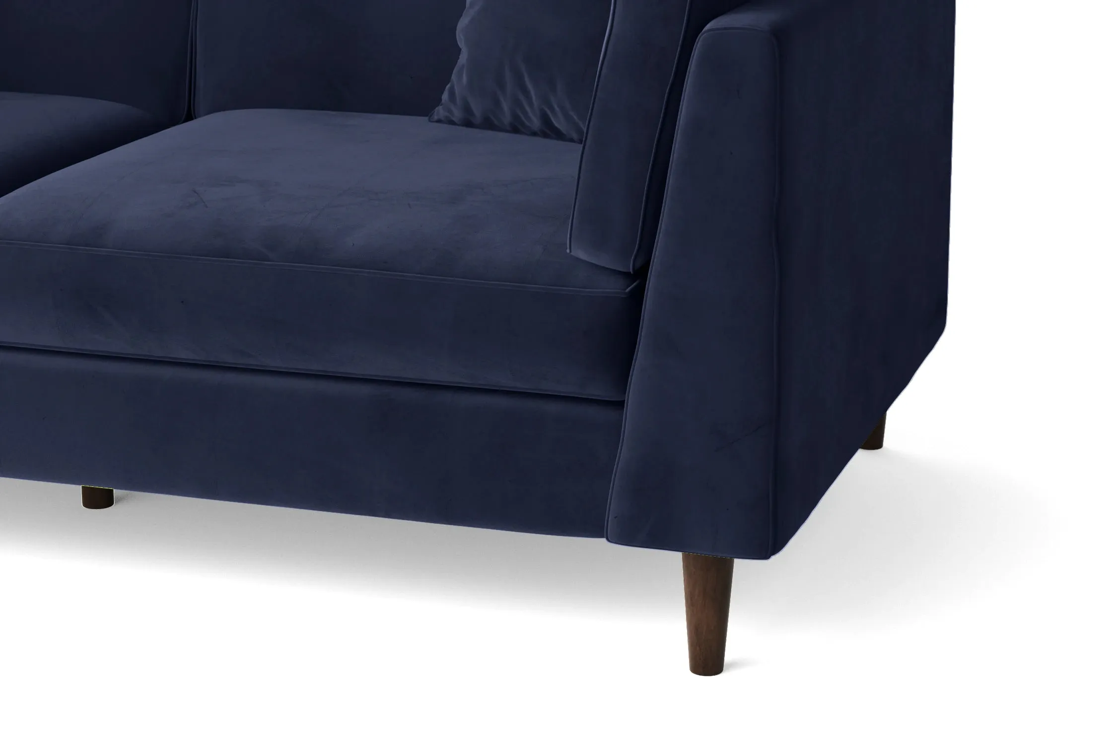 Ragusa 2 Seater Sofa Dark Blue Velvet