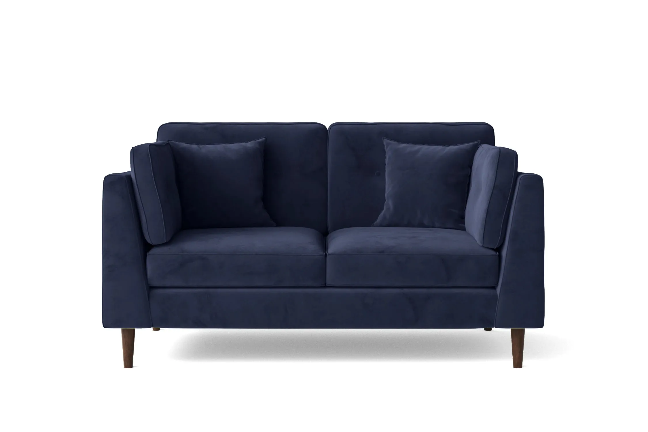 Ragusa 2 Seater Sofa Dark Blue Velvet