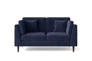 Ragusa 2 Seater Sofa Dark Blue Velvet