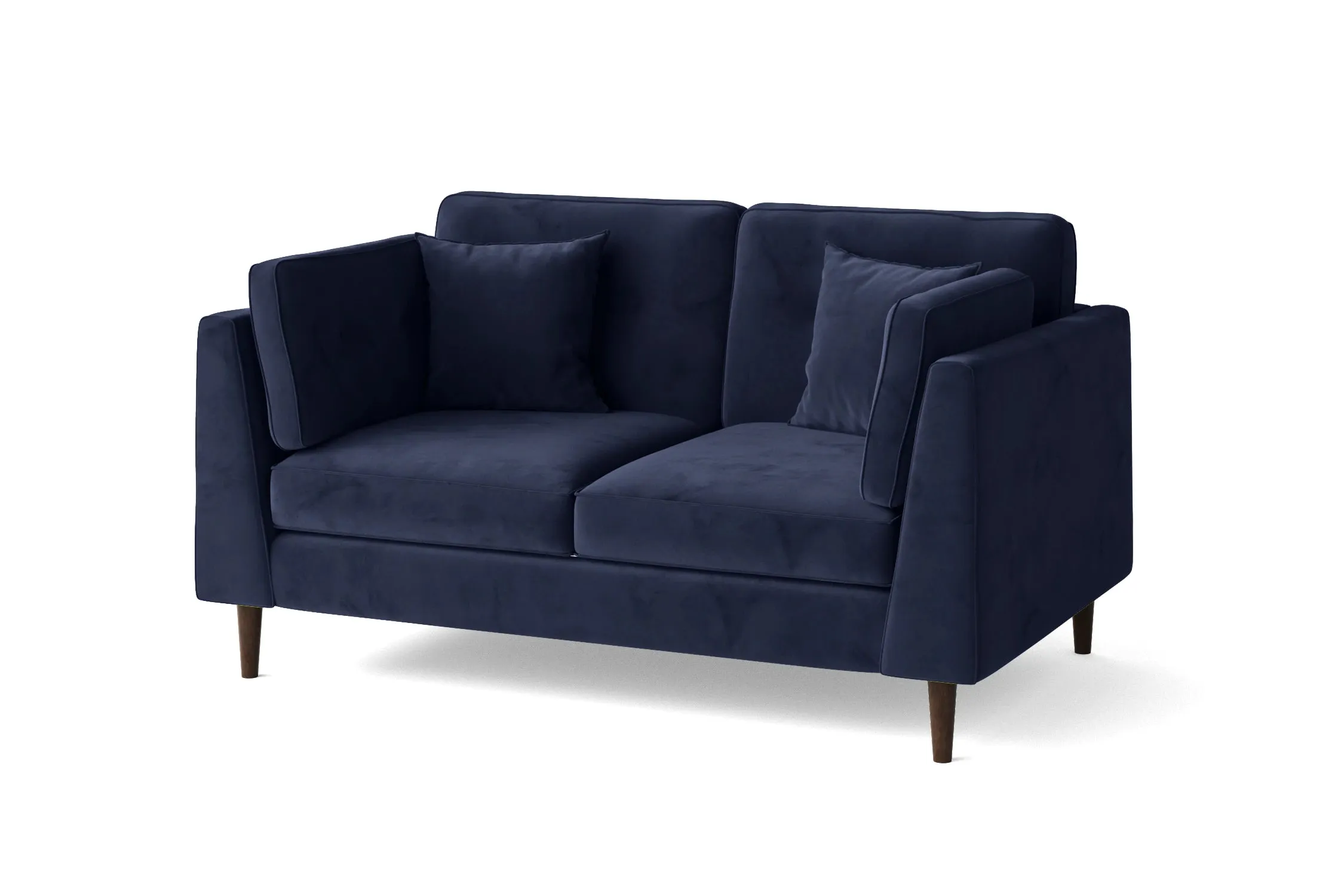 Ragusa 2 Seater Sofa Dark Blue Velvet