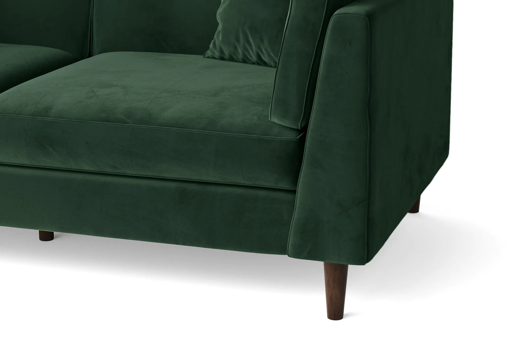 Ragusa 2 Seater Sofa Green Velvet