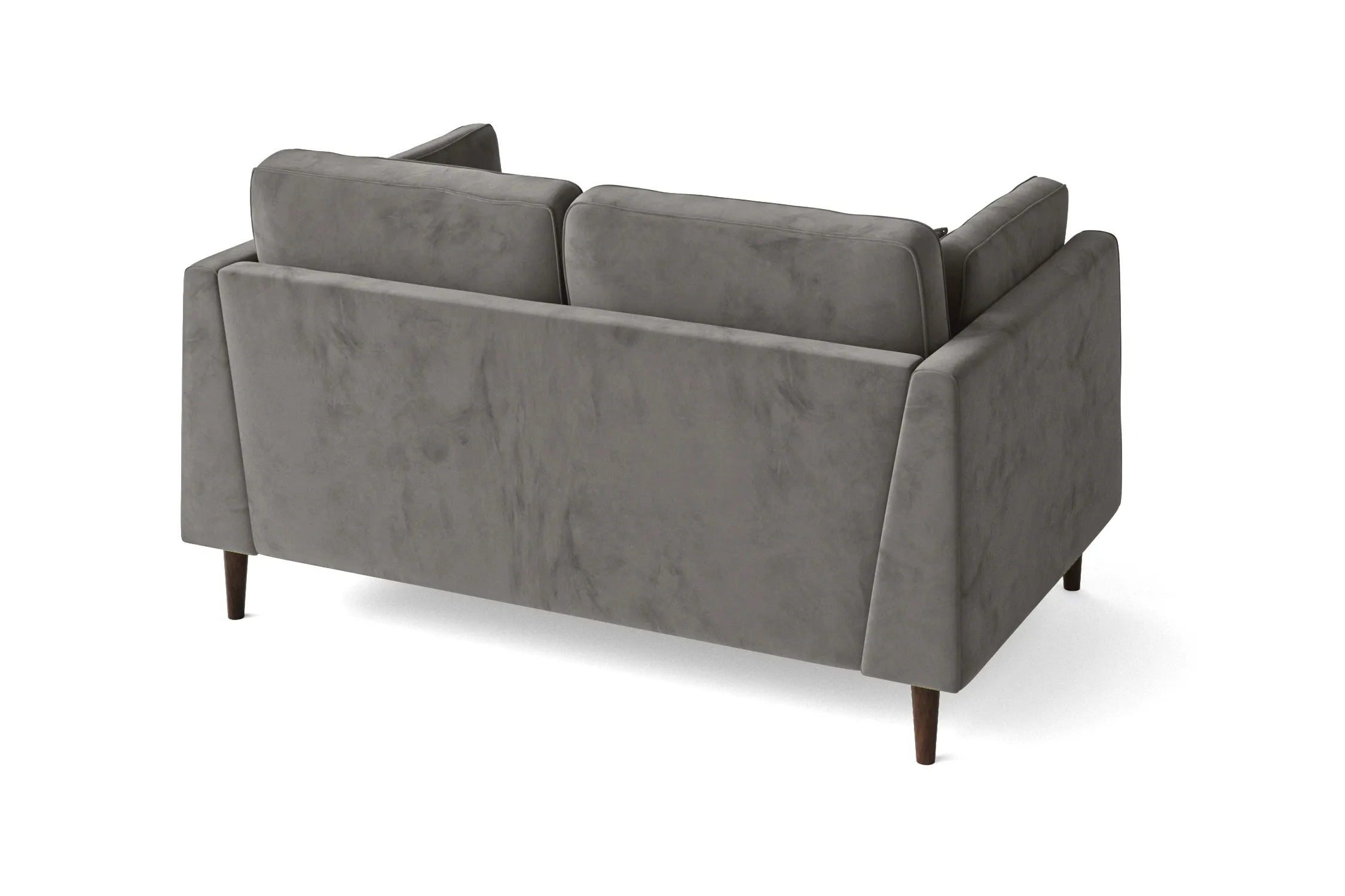 Ragusa 2 Seater Sofa Grey Velvet