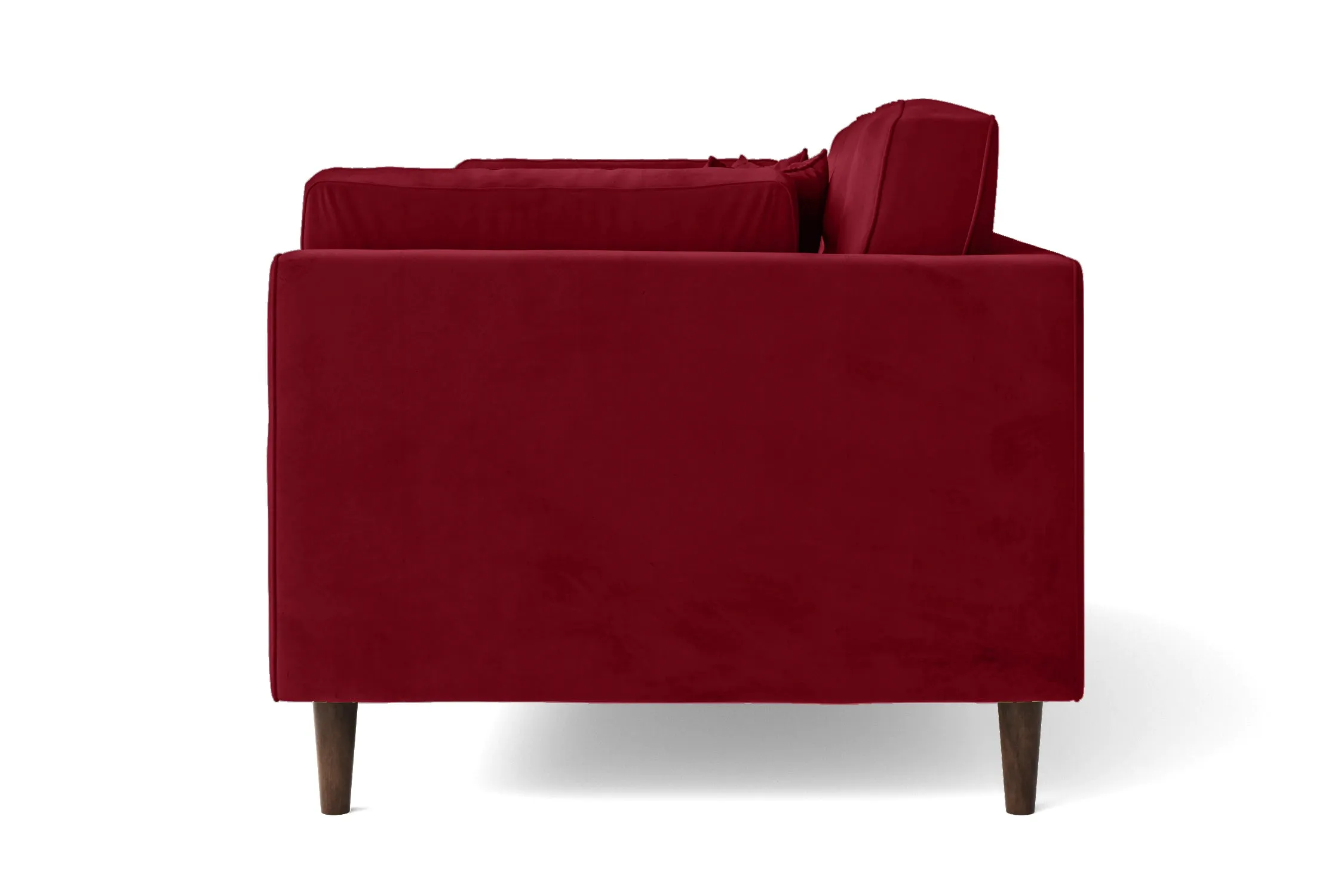 Ragusa 2 Seater Sofa Red Velvet