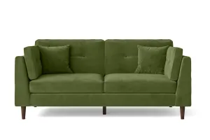 Ragusa 3 Seater Sofa Lime Velvet