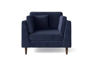 Ragusa Armchair Dark Blue Velvet